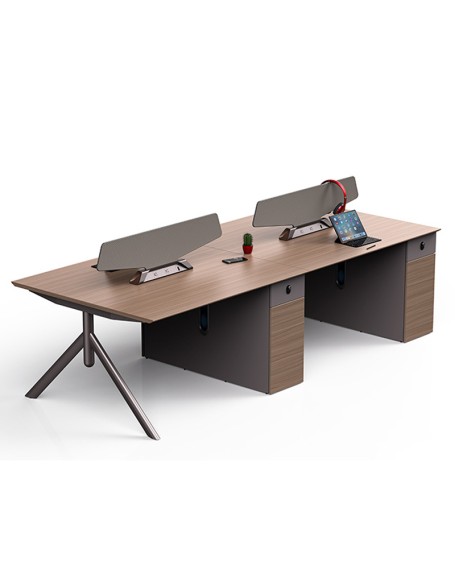 Simple modern staff office desk sub staff computer desk and chair combination office furniture