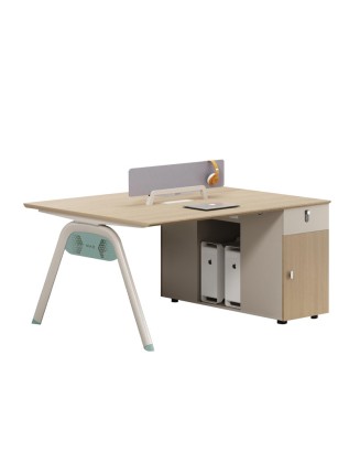 Office Furniture Staff Desk Employee Seat Office Simple Modern Desk and Chair Combination