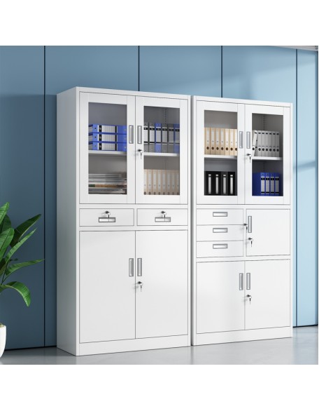 Office data cabinet file cabinet tin file cabinet financial voucher cabinet with lock low cabinet storage storage cabinet