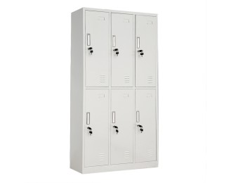 Six-door locker staff dormitory doorway tin cabinet dormitory student cabinet multi-door multi-layer a file cabinet