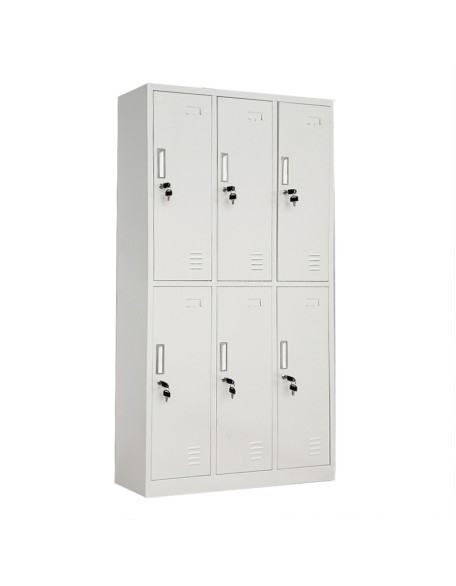 Six-door locker staff dormitory doorway tin cabinet dormitory student cabinet multi-door multi-layer a file cabinet
