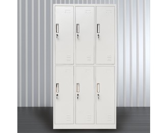 Six-door locker staff dormitory doorway tin cabinet dormitory student cabinet multi-door multi-layer a file cabinet