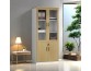 Office wooden file cabinet with lock file information cabinet simple with door glass bookcase floor storage storage cabinet