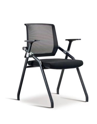 Office Training ChairFolding Chair with Writing BoardSimple Mesh ChairConference ChairTurning Training Chair