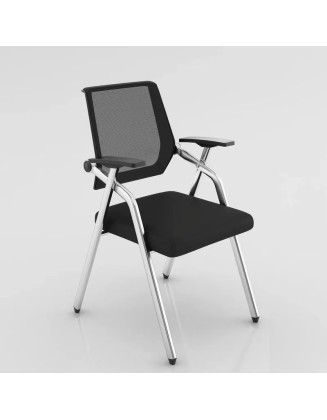 Office Training ChairFolding Chair with Writing BoardSimple Mesh ChairConference ChairTurning Training Chair