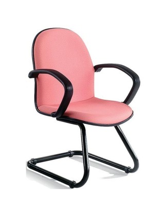 Fabric lift swivel small chair armless swivel chair staff office computer chair lumbar support seat