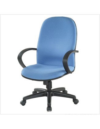 Fabric lift swivel small chair armless swivel chair staff office computer chair lumbar support seat